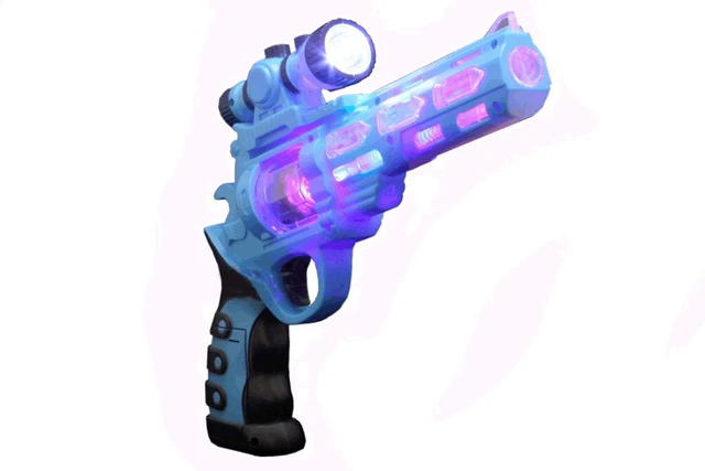 Alt view image 2 of 2 - blinkee Light Up Revolver Gun