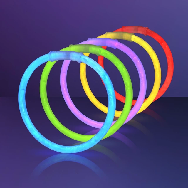 Alt view image 2 of 3 - Blinkee 1710000 Glow Bracelet Assorted Color Tube of Fifty