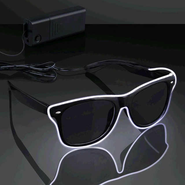 Main image of blinkee Electro Luminescent Banray Sunglasses White by