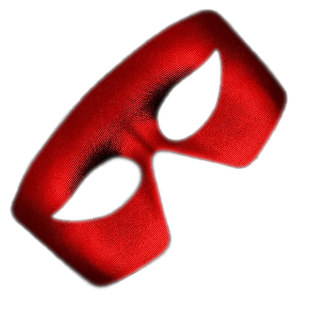Alt view image 2 of 2 - Blinkee MRNLMMG Masquerade Red Non-Light Up Metallic Mask Mardi Gras