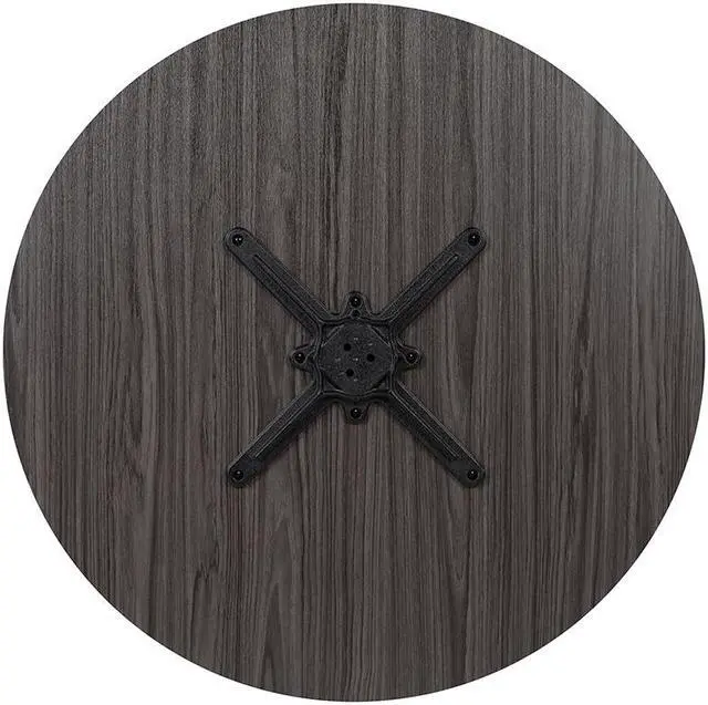 Alt view image 10 of 20 - 36" Round Multi-Purpose Conference Table in Rustic Gray