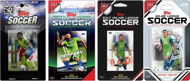 Main image of MLS Seattle Sounders 4 Different Licensed Trading Card Team Sets