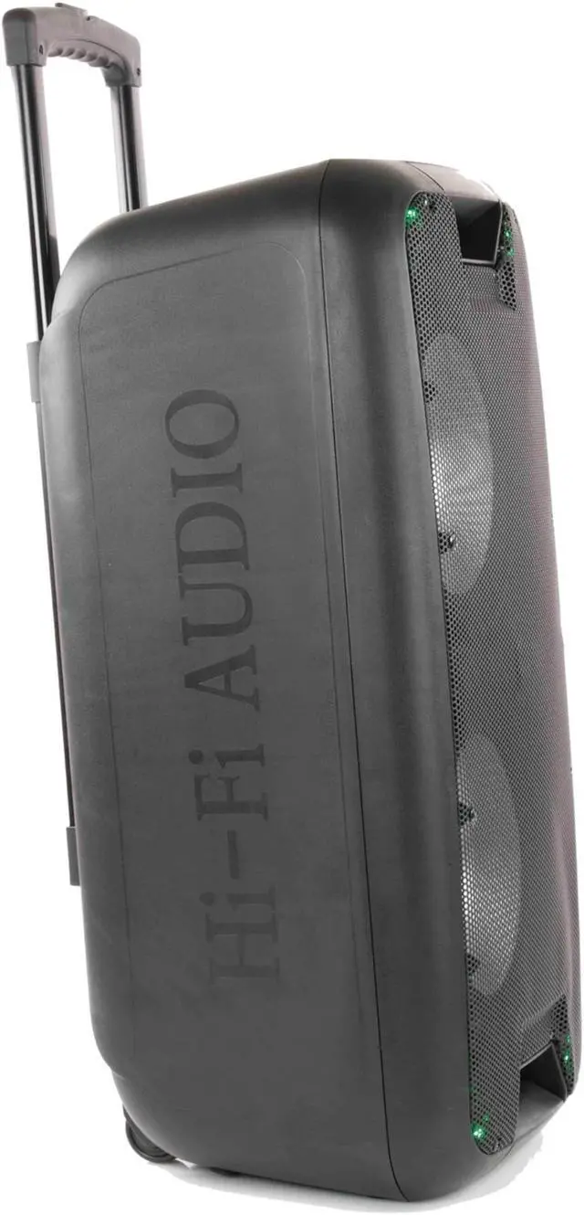 Alt view image 6 of 10 - Qfx PBX100 Portable Bluetooth Party Speaker System
