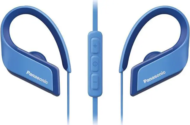Alt view image 17 of 17 - Panasonic Wings Ultra-Light Wireless Bluetooth Sport Earphones - Blue - Rp-Bts35-A