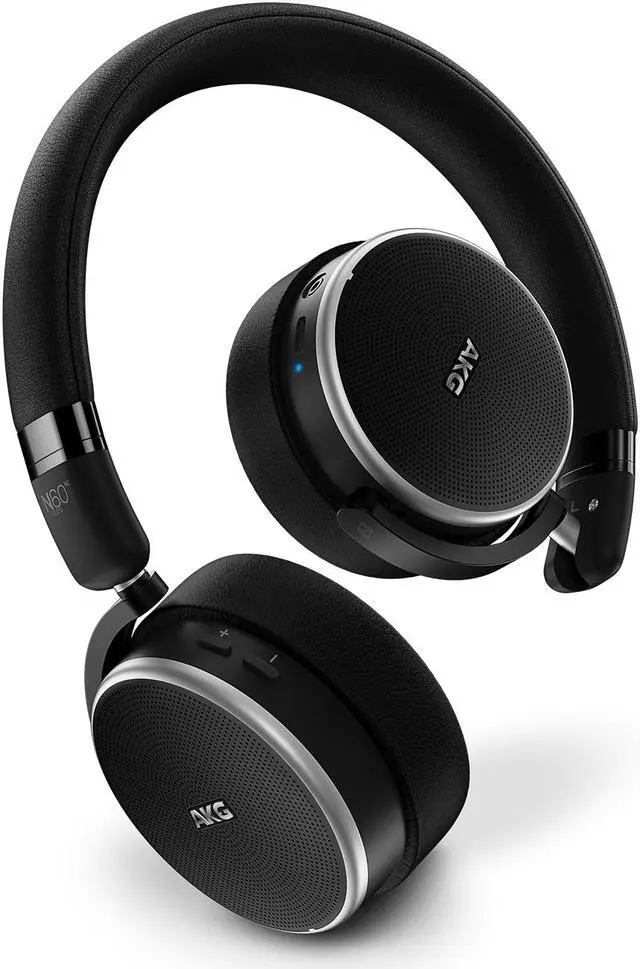 Alt view image 15 of 20 - AKG N60NC On-Ear Noise-Cancelling Bluetooth Headphones with Built-In Remote and Mic (Black)