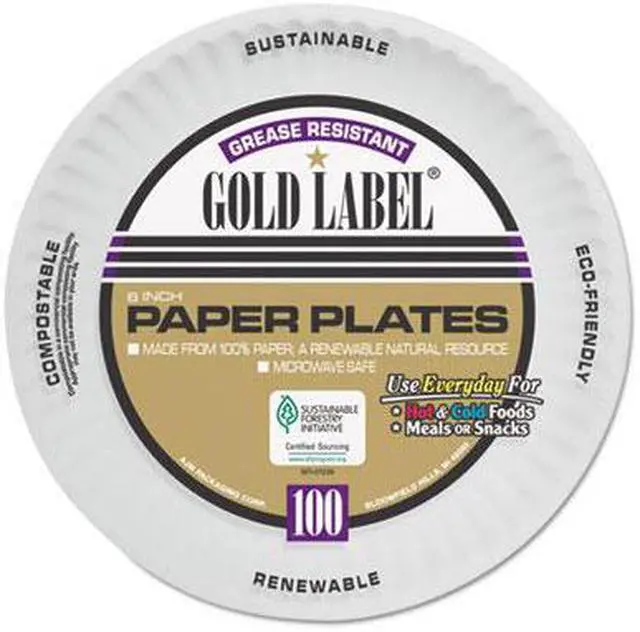 Main image of C-Gold Label Ppr Plt Coat 6In Whi 12/100