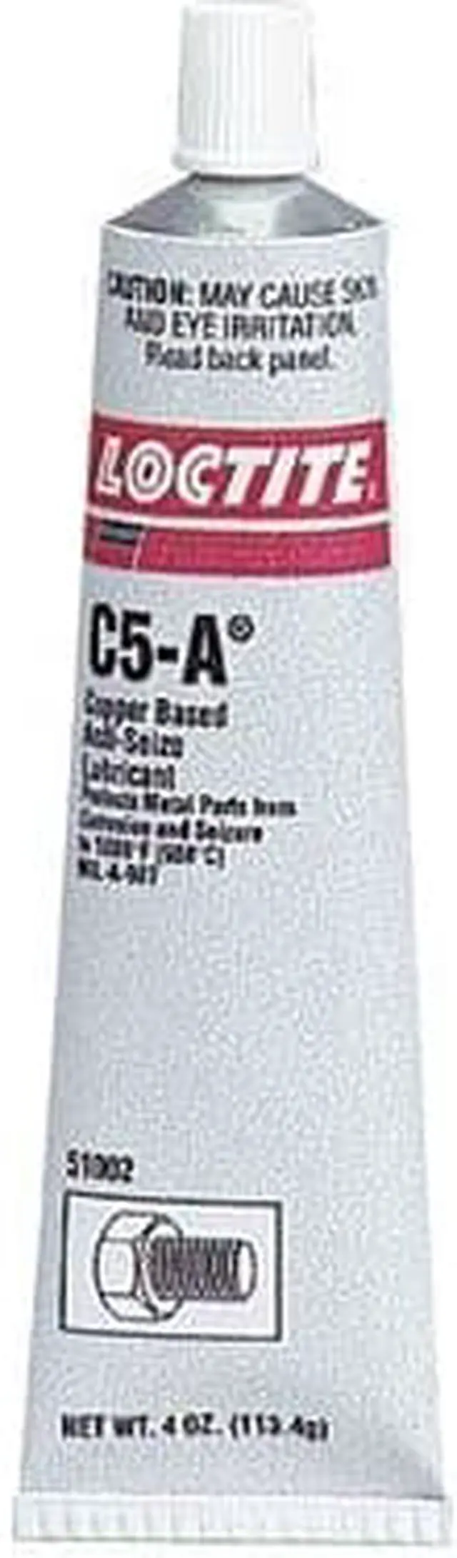Alt view image 3 of 6 - LOCTITE 234194 General Purpose Anti-Seize, Copper Base, 4 oz, Tube, LB 8008,