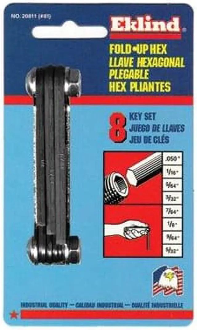 Alt view image 3 of 10 - Eklind Hex Key Set.