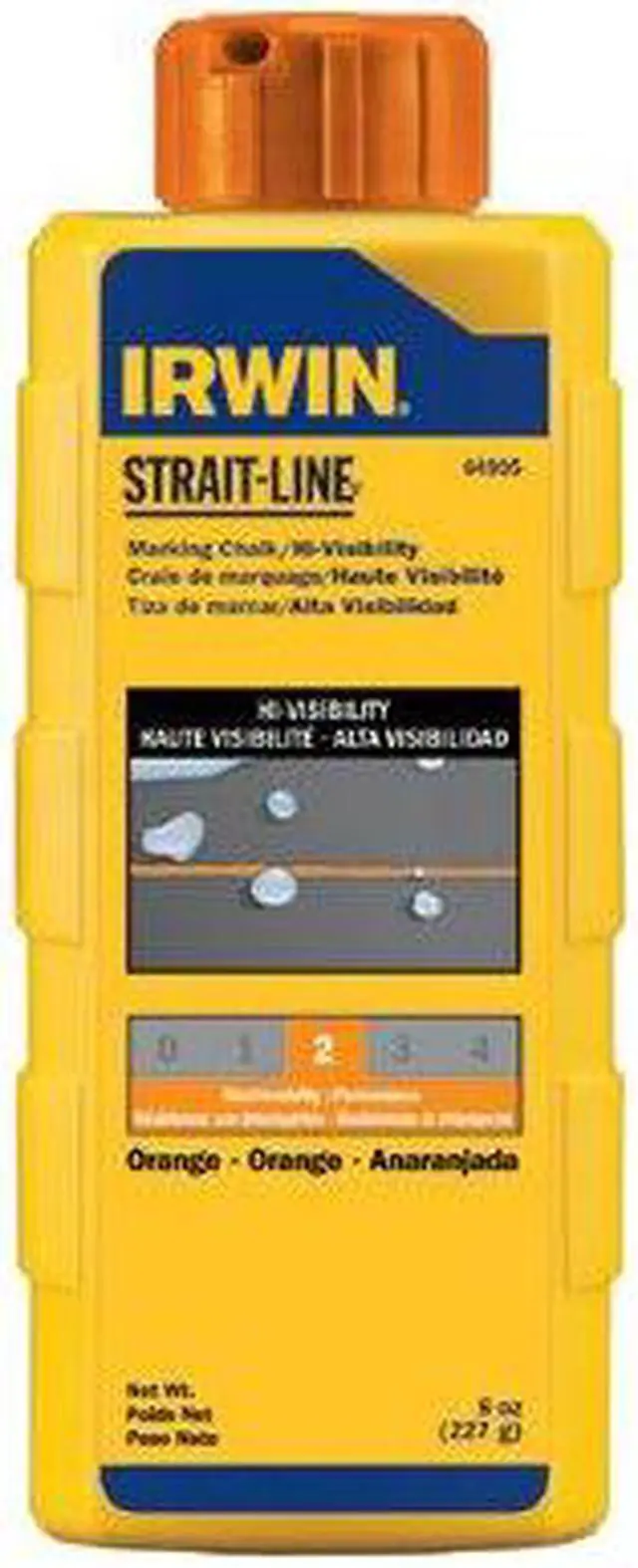 Alt view image 2 of 7 - Irwin 8oz Orange Marking Chalk High Visibility 64905
