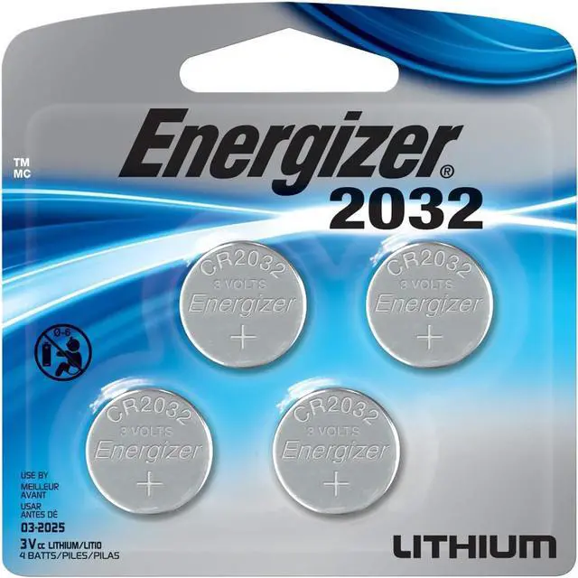 Alt view image 4 of 4 - Energizer 3V Lithium 4Pk Battery 2032BP-4 Unit: CARD