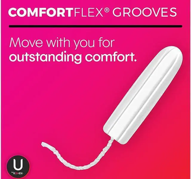 Alt view image 2 of 6 - U by Kotex Click Compact Tampons Unscented Regular Absorbency - 16 ct