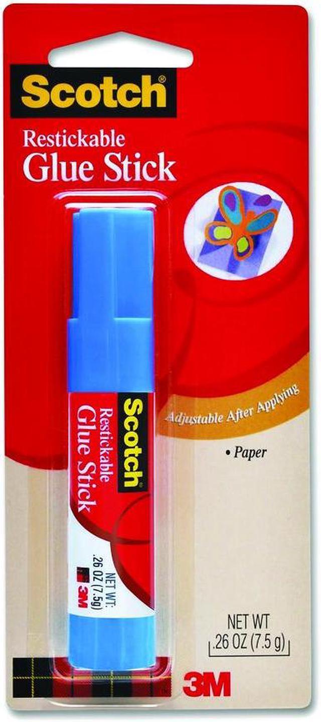 Scotch® Restickable Glue Stick, 6307C, 5.9 ml (0.20 oz)