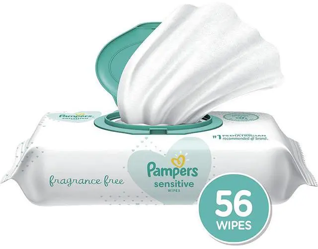 Alt view image 3 of 6 - Pampers Wipes Sensitive - 56 ct