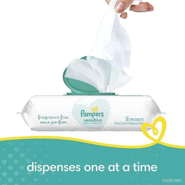 Alt view image 6 of 6 - Pampers Wipes Sensitive - 56 ct