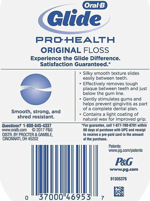 Alt view image 4 of 8 - Oral-B Glide Pro-Health Floss Original - 54.6 yds.
