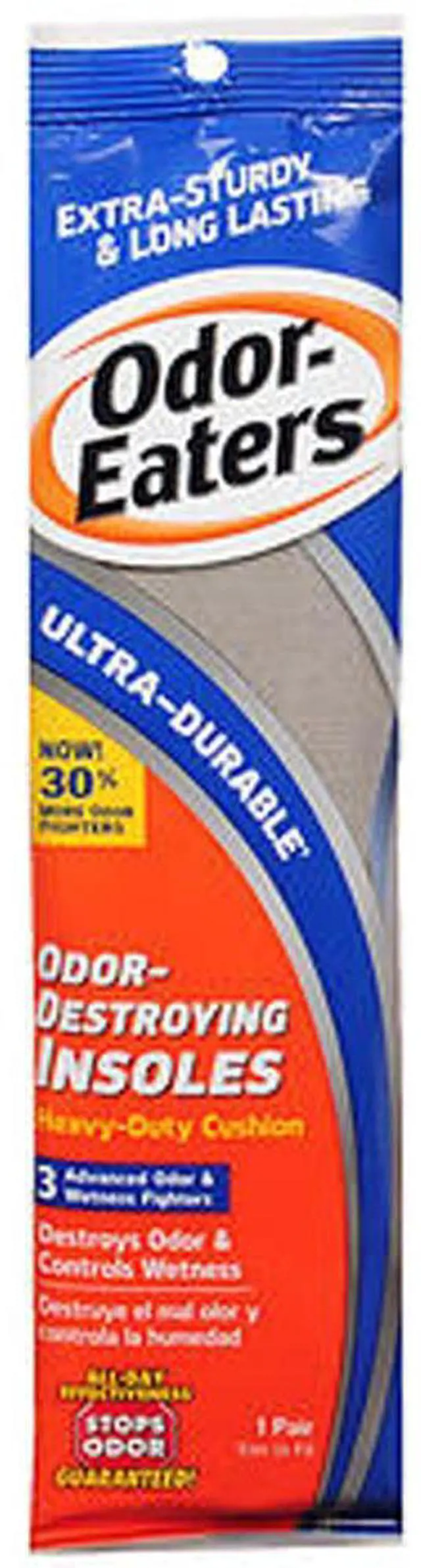 Alt view image 5 of 6 - Odor-Eaters Ultra Durable, Heavy Duty Cushioning Insoles, 1 pair