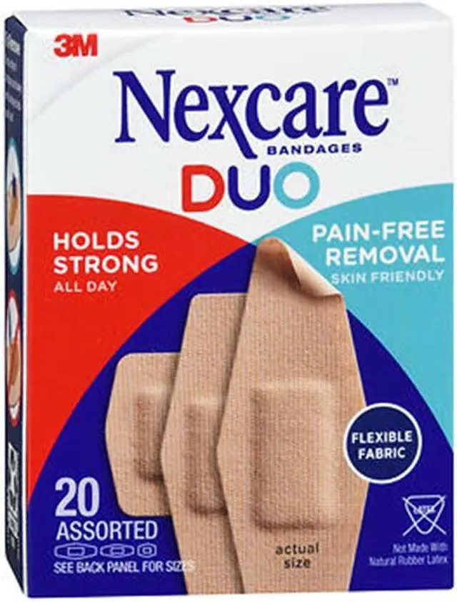 Main image of Nexcare Duo Bandages Assorted - 20 ct