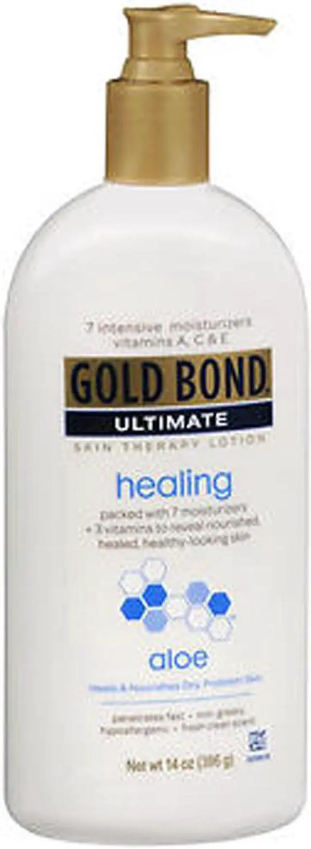 Alt view image 2 of 8 - Gold Bond Ultimate Healing Skin Therapy Lotion, Aloe, 14 Ounce Pump