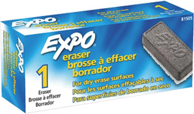 Alt view image 15 of 20 - EXPO Dry Erase Eraser Soft Pile 5 1/8w x 1 1/4h 81505
