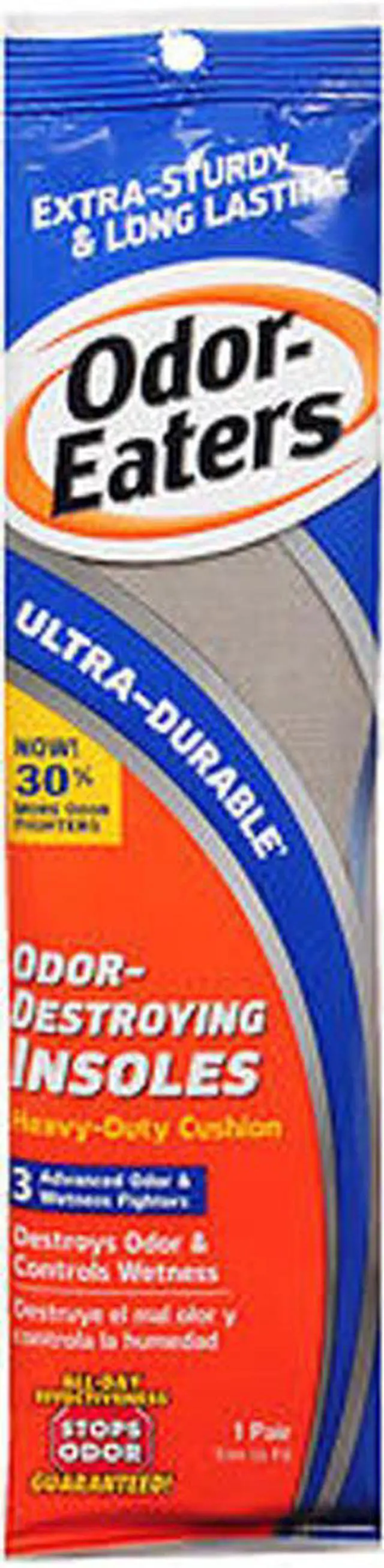 Alt view image 3 of 6 - Odor-Eaters Ultra Durable, Heavy Duty Cushioning Insoles, 1 pair