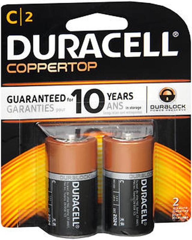 Alt view image 6 of 18 - DURACELL Coppertop 1.5V Size C Alkaline Battery, 2-pack