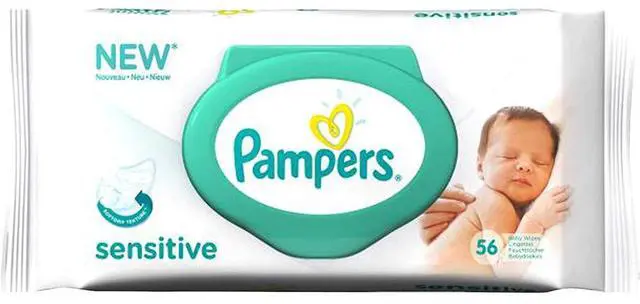 Main image of Pampers Wipes Sensitive - 56 ct