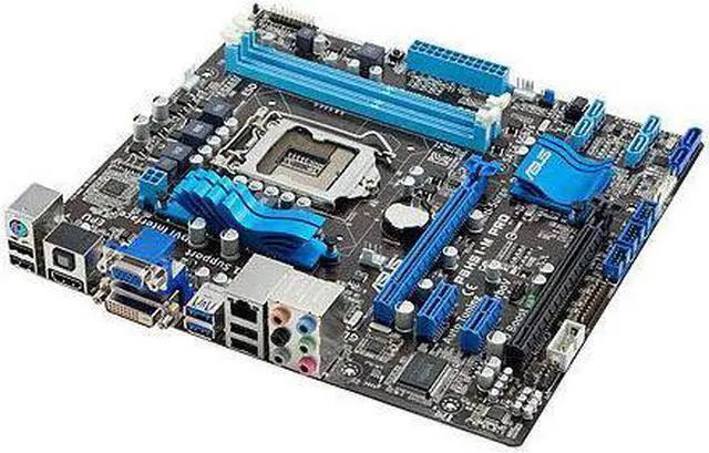 Alt view image 3 of 3 - DoDo DIY Asus P8H61-M PRO Desktop Motherboard - Intel H61(B3) Express Chipset