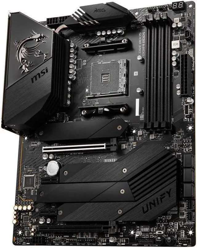 Alt view image 3 of 7 - MSI MEG B550 UNIFY AM4 AMD B550 SATA 6Gb/s USB 3.0 ATX AMD Motherboard