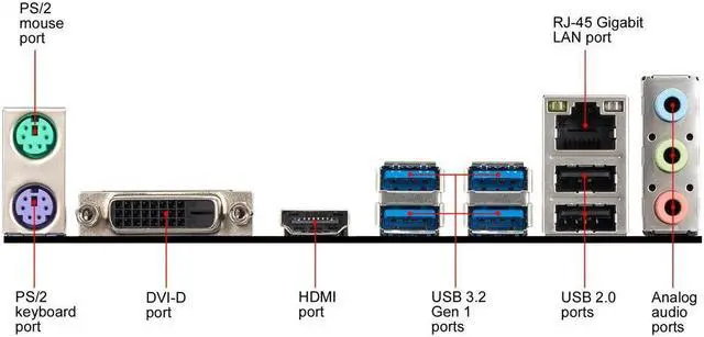 Alt view image 6 of 6 - MSI A320M-A PRO AM4 AMD A320 SATA 6Gb/s USB 3.0 Micro ATX AMD Motherboard