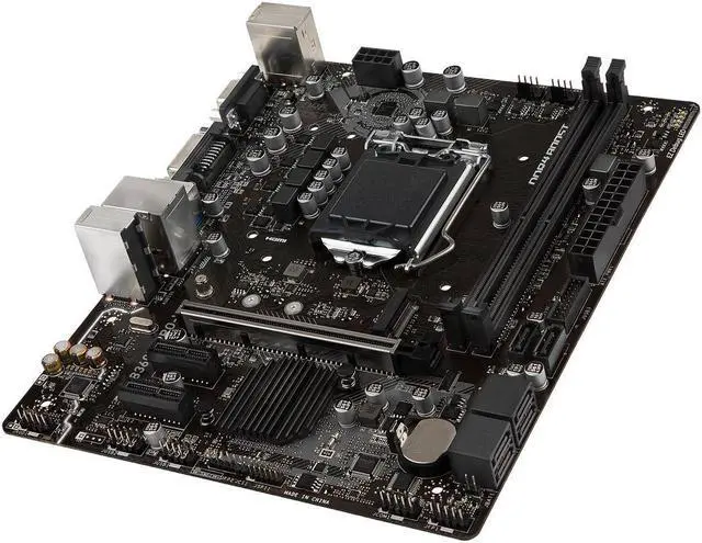 Alt view image 2 of 5 - MSI PRO B360M PRO-VD LGA 1151 (300 Series) Intel B360 SATA 6Gb/s Micro ATX Intel Motherboard