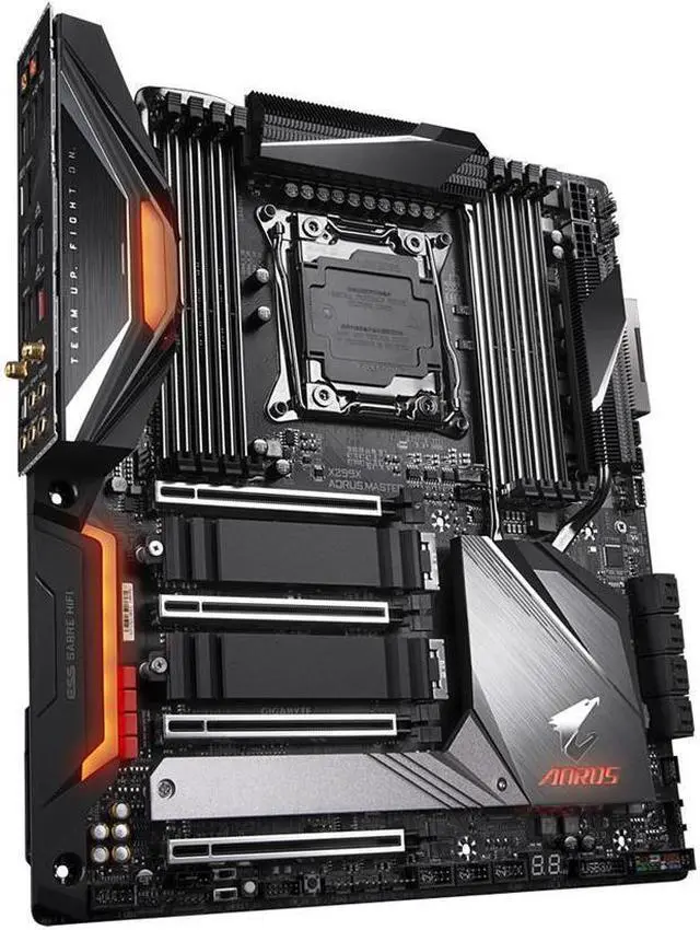 Alt view image 3 of 6 - GIGABYTE X299X AORUS MASTER LGA 2066 Intel X299 SATA 6Gb/s Extended ATX Intel Motherboard