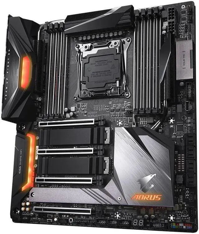 Alt view image 2 of 6 - GIGABYTE X299X AORUS MASTER LGA 2066 Intel X299 SATA 6Gb/s Extended ATX Intel Motherboard