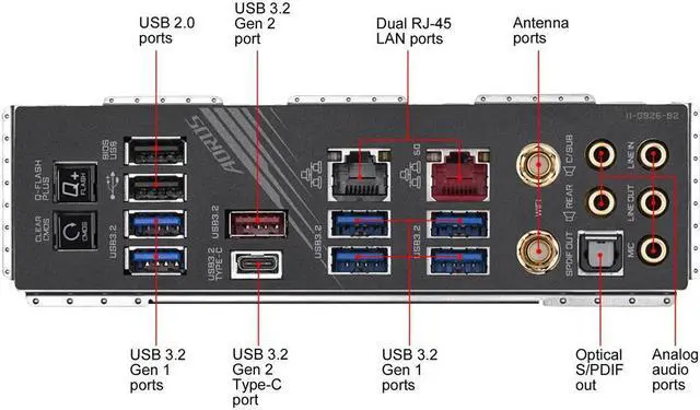 Alt view image 6 of 6 - GIGABYTE X299X AORUS MASTER LGA 2066 Intel X299 SATA 6Gb/s Extended ATX Intel Motherboard