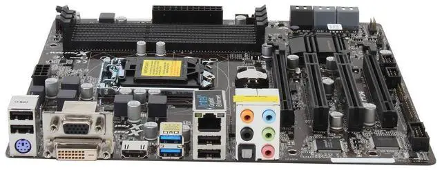 Alt view image 3 of 3 - ASRock B85M Pro4 LGA 1150 Micro ATX Intel Motherboard