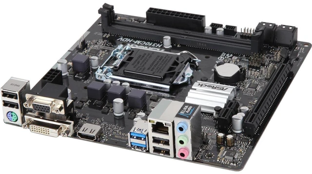 Refurbished: ASRock H310CM-HDV LGA 1151 H310 9th and 8th Gen DDDR4
