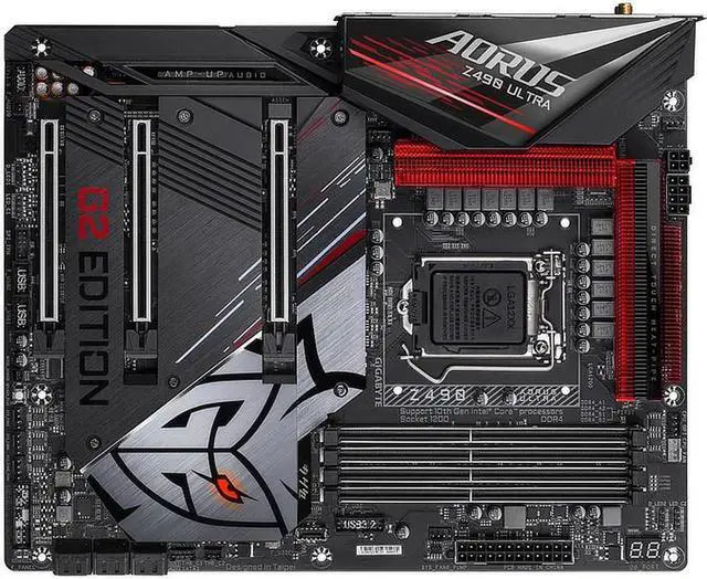 Alt view image 2 of 4 - GIGABYTE Z490 AORUS ULTRA-GU (G2 Edition) LGA 1200 Intel Z490 ATX Motherboard