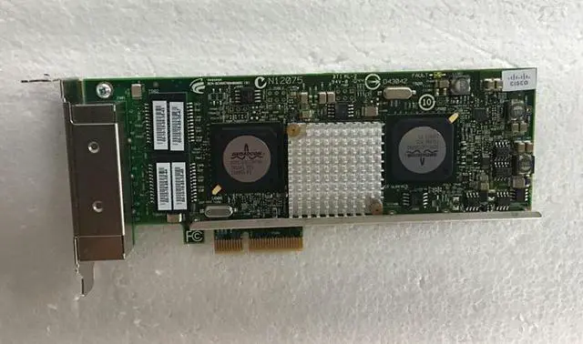 Main image of IBM X3850 49Y7949 PCI-E4X Broadcom BCM5709C Quad Port Gigabit Adapter network card low profile bracket