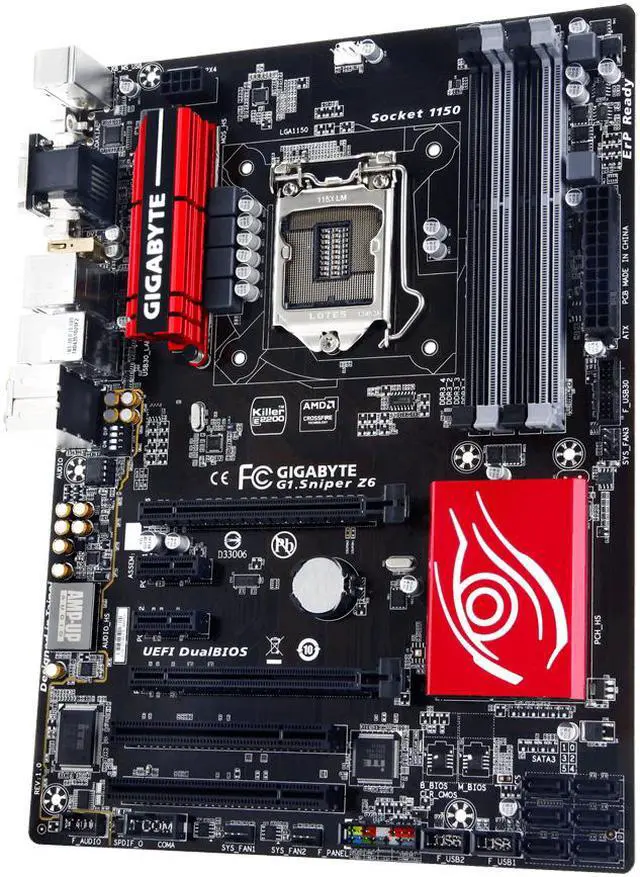 Alt view image 3 of 3 - GIGABYTE G1 Gaming G1.Sniper Z6 LGA 1150 Intel Z97 HDMI SATA 6Gb/s USB 3.0 ATX Intel Motherboard