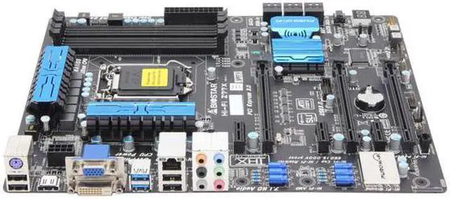 Alt view image 3 of 3 - BIOSTAR Hi-Fi Z77X 5.x LGA 1155 Intel Z77 HDMI SATA 6Gb/s USB 3.0 ATX Intel Motherboard