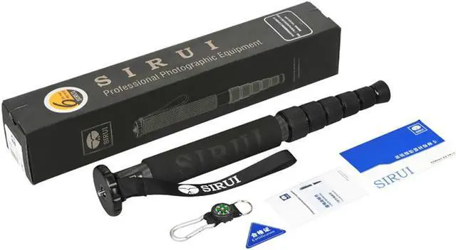 Alt view image 6 of 20 - SIRUI P-326 6 Section Carbon Fiber Monopod, 22 lb. Load Capacity #BSRP326