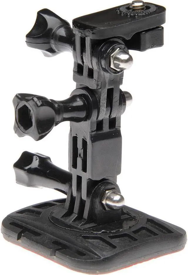 Alt view image 4 of 14 - Vivitar Pro Series Curved Helmet & Arm Mounts for GoPro & All Action Cameras
