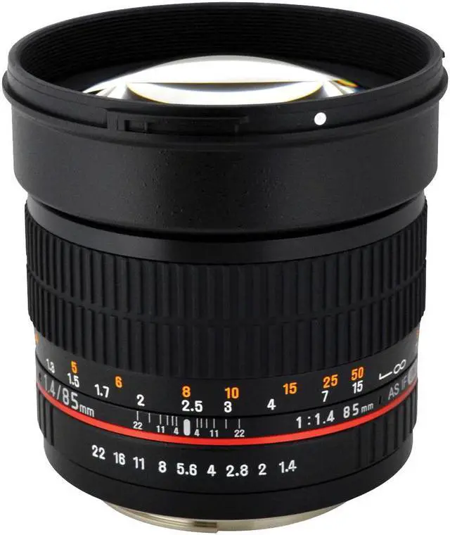Alt view image 4 of 19 - Rokinon 85mm F1.4 Fuji X Aspherical Lens