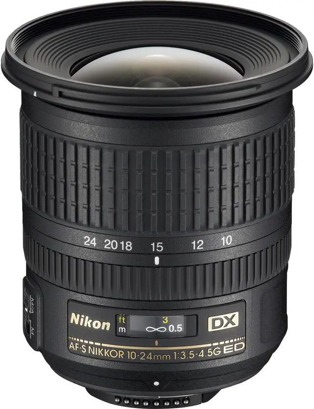 Main image of Nikon AF-S DX 10-24MM F/3.5-4.5G ED Nikkor Lens for Nikon Digital SLR Cameras