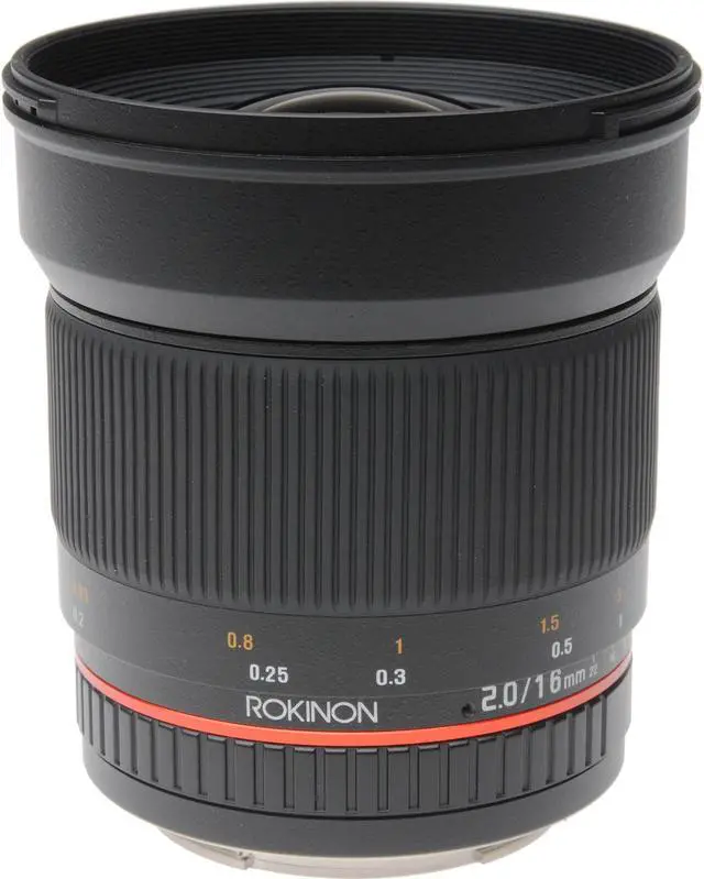 Alt view image 2 of 20 - Rokinon 16mm F/2.0 ED AS UMC CS Lens for Canon EF-S Mount #16M-C