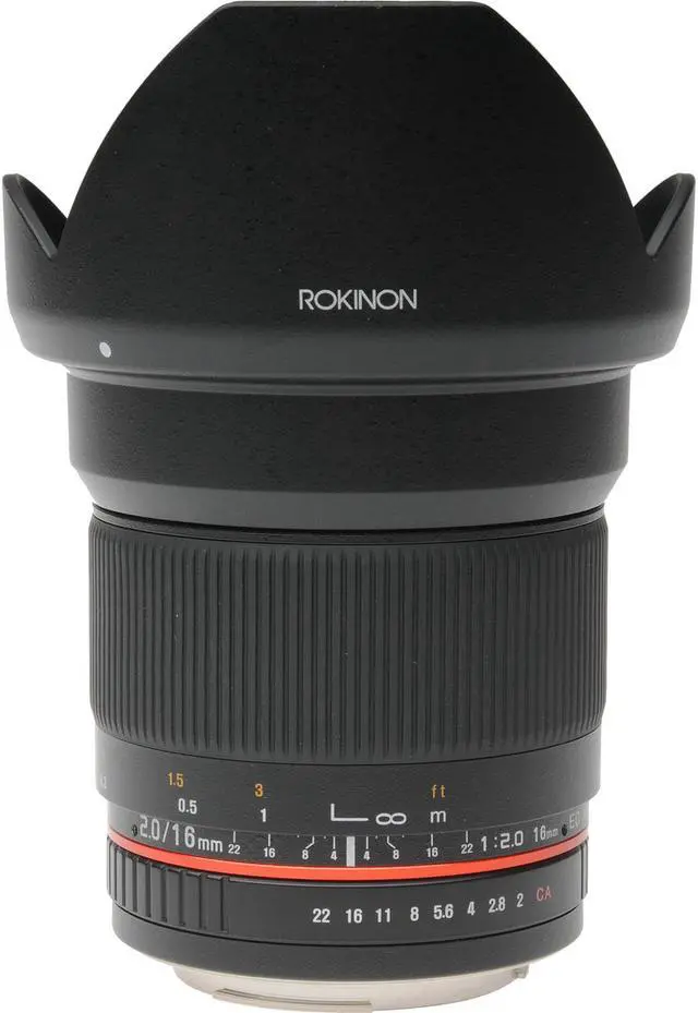 Alt view image 3 of 20 - Rokinon 16mm F/2.0 ED AS UMC CS Lens for Canon EF-S Mount #16M-C