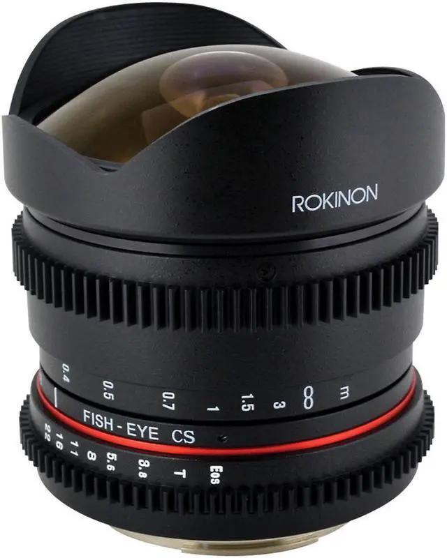 Alt view image 4 of 12 - Rokinon 8mm t/3.8 Fisheye Cine VDSLR Lens for Nikon #RKHD8MV-N