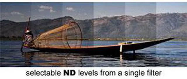 Alt view image 3 of 13 - Hoya 77mm Variable Neutral Density 0.45 to 2.7 Filter, 1.5 to 9 Stops #A-77VDY