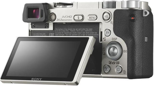 Sony Alpha A6000 Mirrorless Digital Camera Body, Silver #ILCE6000