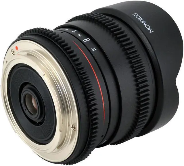 Alt view image 6 of 12 - Rokinon 8mm t/3.8 Fisheye Cine VDSLR Lens for Nikon #RKHD8MV-N