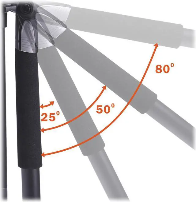 Alt view image 10 of 20 - Vanguard Aluminum Tripod Alta Pro 263AT w/ GH 100 Pistol Grip Ball Head,